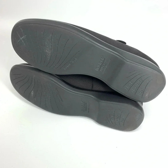 Munro side buckle t strap Nubuck fisherman flats - Picture 6 of 8